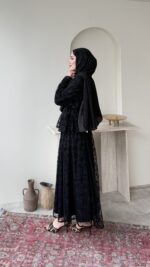 Flow Dantel Takım - Siyah - Görsel 2