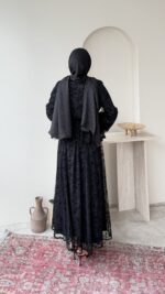 Flow Dantel Takım - Siyah - Görsel 3