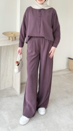 Cosy Tensel Takım - Bordo - Görsel 5