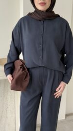 Cosy Tensel Takım - Lacivert - Görsel 5