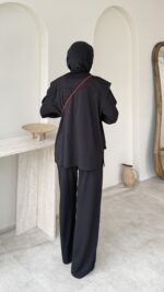 Liza Bağlamalı Oyşo Takım – Siyah - Görsel 3