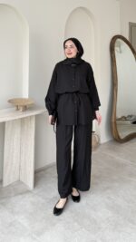 Lumi Krinkıl Takım - Siyah