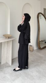 Lumi Krinkıl Takım - Siyah - Görsel 2