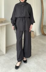 Lumi Krinkıl Takım - Siyah - Görsel 6