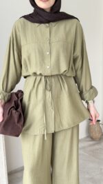 Lumi Krinkıl Takım - Yeşil - Görsel 5