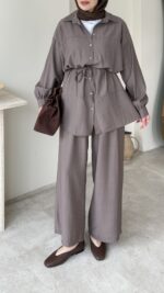 Lumi Krinkıl Takım - Kahverengi - Görsel 6