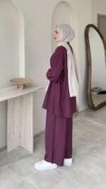 Lumi Krinkıl Takım - Mürdüm - Görsel 2