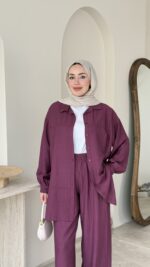 Lumi Krinkıl Takım - Mürdüm - Görsel 4