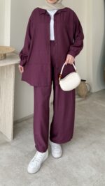 Lumi Krinkıl Takım - Mürdüm - Görsel 6