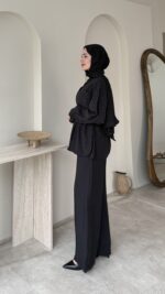 Lina Taşlı Takım - Siyah - Görsel 2