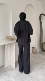 Lina Taşlı Takım - Siyah - Görsel 3