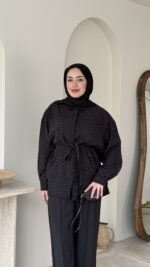 Lina Taşlı Takım - Siyah - Görsel 4