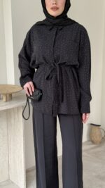 Lina Taşlı Takım - Siyah - Görsel 5