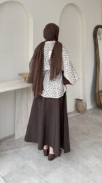 Sea Puantiyeli Gömlek - Krem - Görsel 3