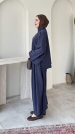 Emma Oyşo Takım - Lacivert - Görsel 2