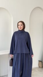 Emma Oyşo Takım - Lacivert - Görsel 4