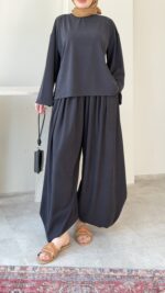 Emma Oyşo Takım - Siyah - Görsel 5