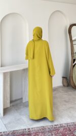 Namaz Elbisesi - Yağ Yeşili - Görsel 3