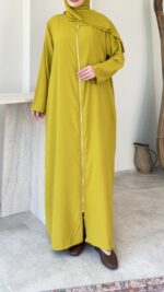 Namaz Elbisesi - Yağ Yeşili - Görsel 5