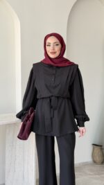 Vera Tensel Takım - Siyah - Görsel 4