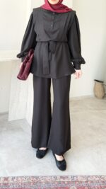 Vera Tensel Takım - Siyah - Görsel 5