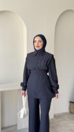 Vera Tensel Takım - Lacivert - Görsel 3