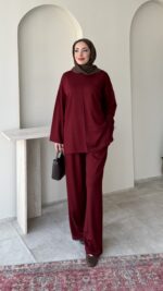 Gina Basic Takım - Bordo
