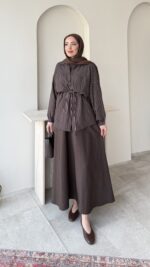 Merci Basic Gömlek - Kahverengi