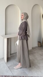 Merci Basic Gömlek - Vizon - Görsel 2