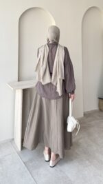 Merci Basic Gömlek - Vizon - Görsel 3