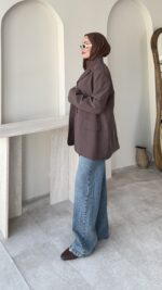 İris Blazer Ceket - Kahverengi - Görsel 2