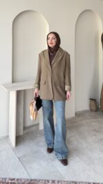 İris Blazer Ceket - Haki