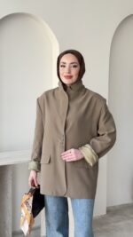 İris Blazer Ceket - Haki - Görsel 6