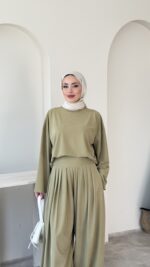 Emma Oyşo Takım - Yeşil - Görsel 4