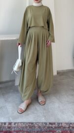 Emma Oyşo Takım - Yeşil - Görsel 5