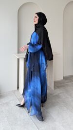 Eliz Tasarım Elbise - Mavi - Görsel 3