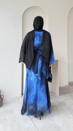 Eliz Tasarım Elbise - Mavi - Görsel 4