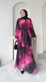 Eliz Tasarım Elbise - Pembe