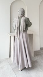 Alin Tensel Bluz - Yeşil - Görsel 3