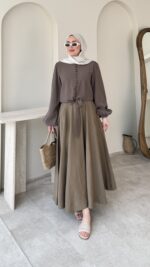 Alin Tensel Bluz - Haki