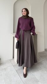 Alin Tensel Bluz - Bordo