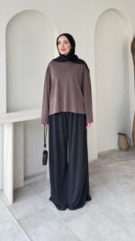 Urla Basic Sweat - Kahverengi