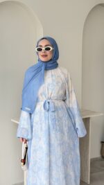 Summer Elbise - Mavi - Görsel 3