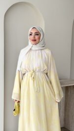 Summer Elbise - Sarı - Görsel 4