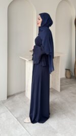 Very Kat Katlı Takım - Lacivert - Görsel 2