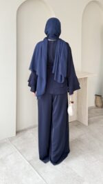 Very Kat Katlı Takım - Lacivert - Görsel 3