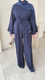 Very Kat Katlı Takım - Lacivert - Görsel 5