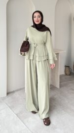 Very Kat Katlı Takım - Yeşil