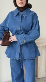 Risa Kot Takım - Mavi - Görsel 5