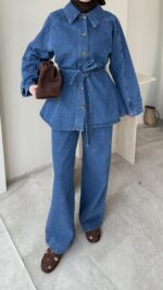 Risa Kot Takım - Mavi - Görsel 6